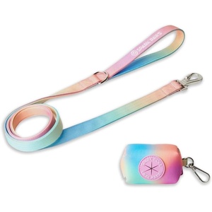 image:imageSpark Paws Premium Dog Leash amp Poop Bag Set  90s RetroPastel Icing
