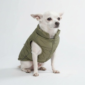 image:imageSpark Paws Winter Dog Jacket  Warm Water Resistant Coat Warm Fleece LinedOlive