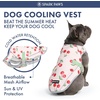 image:imageSpark Paws Dog Cooling Vest  Evaporative Summer Cooling SPF50 ProtectionCherries