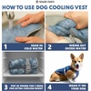 image:imageSpark Paws Dog Cooling Vest  Evaporative Summer Cooling SPF50 ProtectionIce Blue