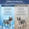image:imageSpark Paws Dog Cooling Vest  Evaporative Summer Cooling SPF50 ProtectionIce Blue