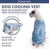 image:imageSpark Paws Dog Cooling Vest  Evaporative Summer Cooling SPF50 ProtectionIce Blue