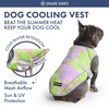 image:imageSpark Paws Dog Cooling Vest  Evaporative Summer Cooling SPF50 ProtectionNeon Purple