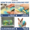 image:imageSpark Paws Dog Cooling Vest  Evaporative Summer Cooling SPF50 ProtectionTropical Storm