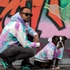 image:imageSpark Paws Dog Hoodie  ButterySoft Sweater Sweatshirt Clothes for Puppy90s Retro Sky Dye