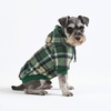 image:imageSpark Paws Dog Hoodie  ButterySoft Sweater Sweatshirt Clothes for PuppyGreen Plaid