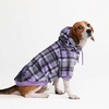 image:imageSpark Paws Dog Hoodie  ButterySoft Sweater Sweatshirt Clothes for PuppyPurple Plaid
