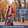 image:imageSpark Paws Dog Hoodie  ButterySoft Sweater Sweatshirt Clothes for PuppyRed  Black