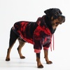 image:imageSpark Paws Dog Hoodie  ButterySoft Sweater Sweatshirt Clothes for PuppyRed  Black
