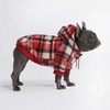image:imageSpark Paws Dog Hoodie  ButterySoft Sweater Sweatshirt Clothes for PuppyRed Plaid
