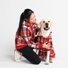 image:imageSpark Paws Dog Hoodie  ButterySoft Sweater Sweatshirt Clothes for PuppyRed Plaid