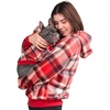 image:imageSpark Paws Human Hoodie  Matching outfit with your DogRed Plaid