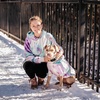 image:imageSpark Paws Human Hoodie  Matching outfit with your DogRetro Sky Dye