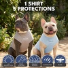 image:imageSpark Paws Sunblock Dog TShirt SPF 30 UV Sun Protection Summer CoolingBlue  Grey