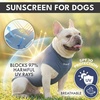 image:imageSpark Paws Sunblock Dog TShirt SPF 30 UV Sun Protection Summer CoolingNavy Blue  Dark Grey