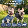 image:imageSpark Paws Sunblock Dog TShirt SPF 30 UV Sun Protection Summer CoolingNavy Blue  Dark Grey