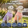 image:imageSpark Paws Sunblock Dog TShirt SPF 30 UV Sun Protection Summer CoolingPurple  Peach