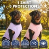 image:imageSpark Paws Sunblock Dog TShirt SPF 30 UV Sun Protection Summer CoolingPurple  Pink