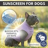 image:imageSpark Paws Sunblock Dog TShirt SPF 30 UV Sun Protection Summer CoolingPurple  Pink