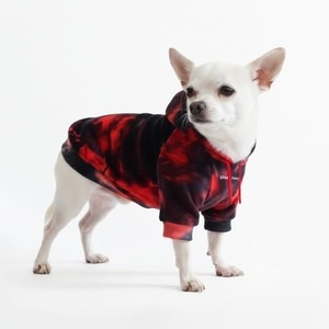 image:imageSpark Paws Dog Hoodie  ButterySoft Sweater Sweatshirt Clothes for PuppyRed  Black