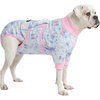 image:imageSpark Paws Dog Pajama Ultrasoft and 4way stretch Recoverysuit PJ Onesie for Small Medium and Large Breeds  Bear Beige  3XL