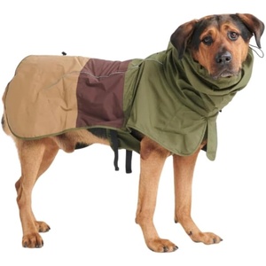 image:imageSpark Paws Dog Raincoat  Waterproof Rain Jacket wHood Full CoverageGreen
